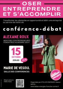 Conférence-Débat "Oser - Entreprendre et S'accomplir" @ Salle des conférences
